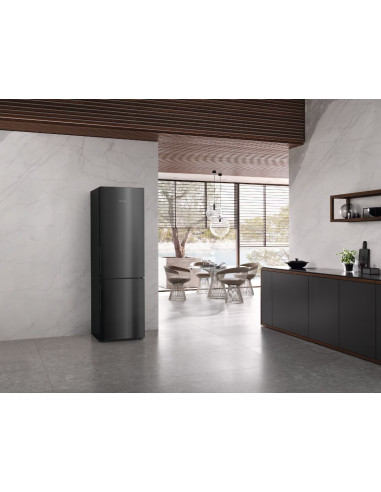 KFN 4898 A-10 D Blacksteel Samostojeći hladnjak sa zamrzivačem