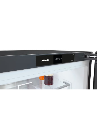 KFN 4898 A-10 D Blacksteel Samostojeći hladnjak sa zamrzivačem