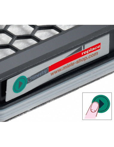 Miele SF AA 30 Active AirClean filtar sa Timestrip®  za učinkovito filtriranje neugodnih mirisa.