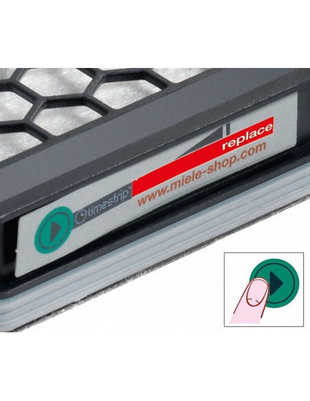Miele SF AA 30 Active AirClean filtar sa Timestrip®  za učinkovito filtriranje neugodnih mirisa.