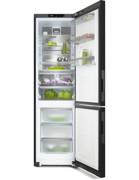 KFN 4898 A-10 D Blacksteel Samostojeći hladnjak sa zamrzivačem