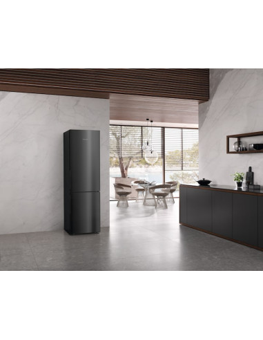 KFN 4898 A-10 D Blacksteel Samostojeći hladnjak sa zamrzivačem