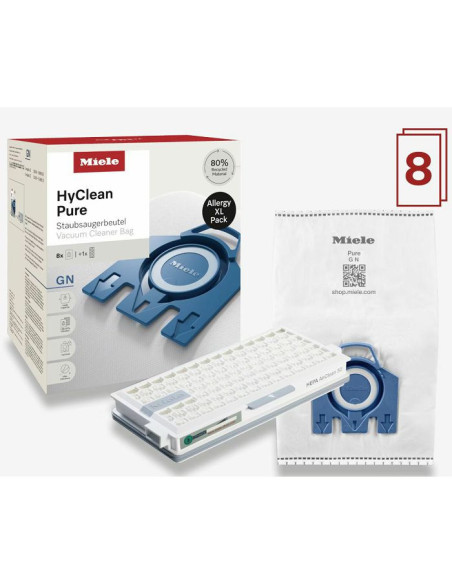 Promo set- HyClean Pure Allergy XL pack, 8 vrećica i HEPA filer